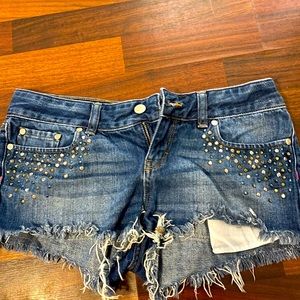 Pink Victoria secret denim shorts